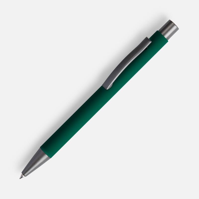 Ручка шариковая Atento Soft Touch, зеленая арт.16427.90