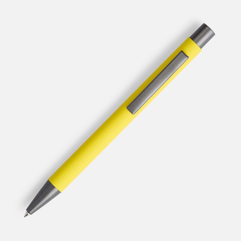 Ручка шариковая Atento Soft Touch, желтая арт.16427.80