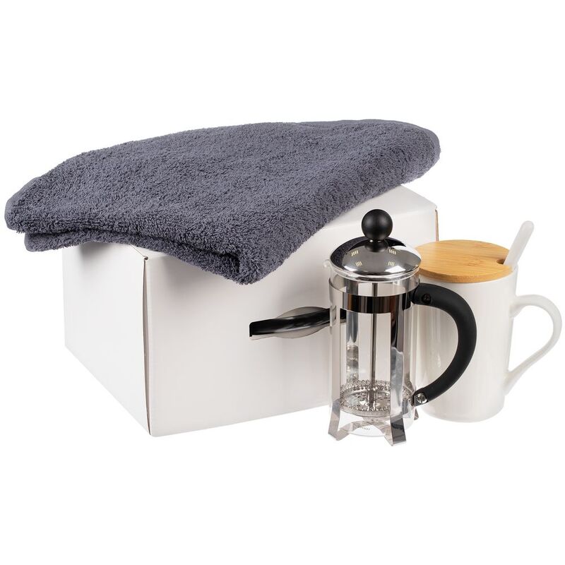 Коробка Matter High Light, белая с черной ручкой арт.19173.63