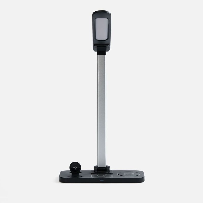 Настольная лампа с беспроводной зарядкой Power Light, черная арт.15767.30