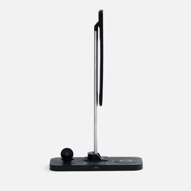 Настольная лампа с беспроводной зарядкой Power Light, черная арт.15767.30