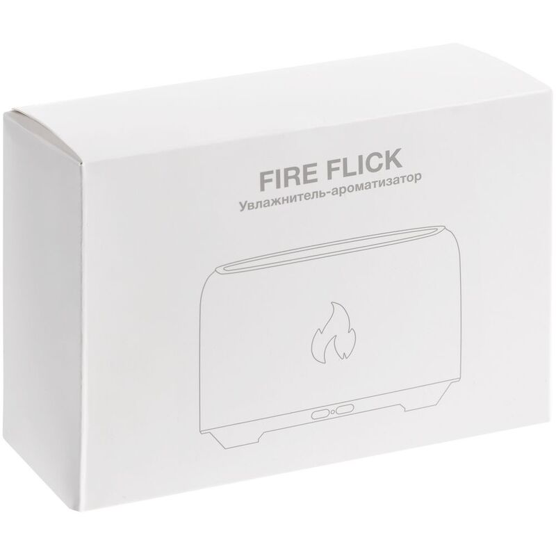 Увлажнитель-ароматизатор Fire Flick с имитацией пламени, черный арт.16899.30