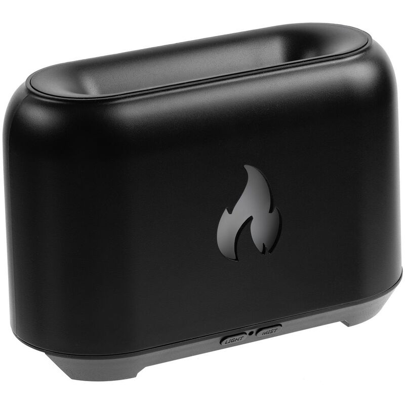 Увлажнитель-ароматизатор Fire Flick с имитацией пламени, черный арт.16899.30