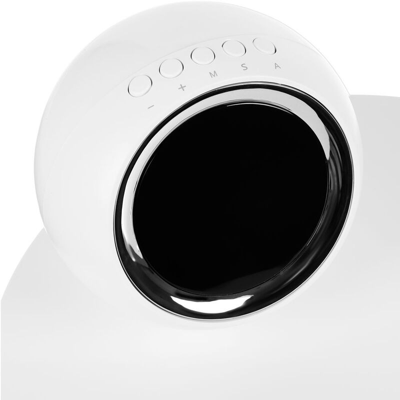 Станция беспроводной зарядки с часами и подсветкой GlobeBee, белая арт.16365.60