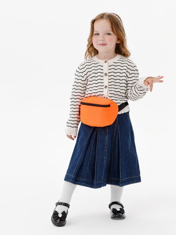 Детская поясная сумка Sonrisa, оранжевая арт.19172.20