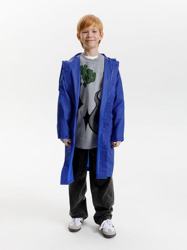 Дождевик детский RainDrop Kids, ярко-синий арт.26754.44