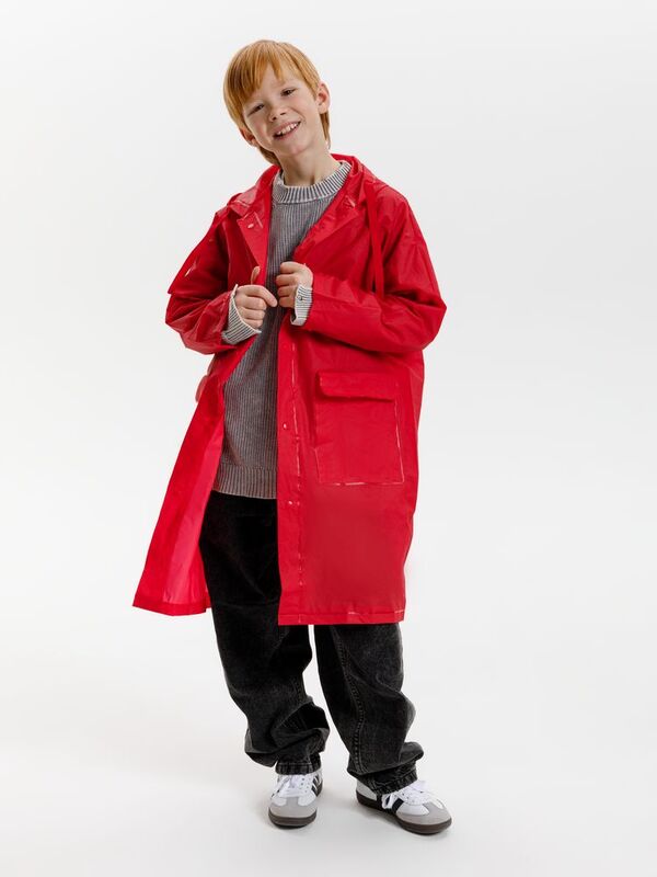Дождевик детский RainDrop Kids, красный арт.26754.50