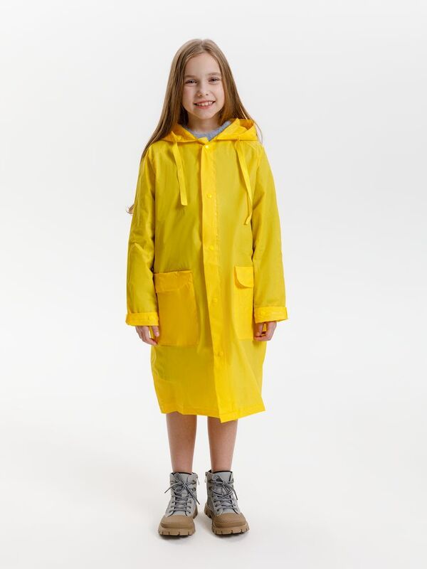 Дождевик детский RainDrop Kids, желтый арт.26754.80