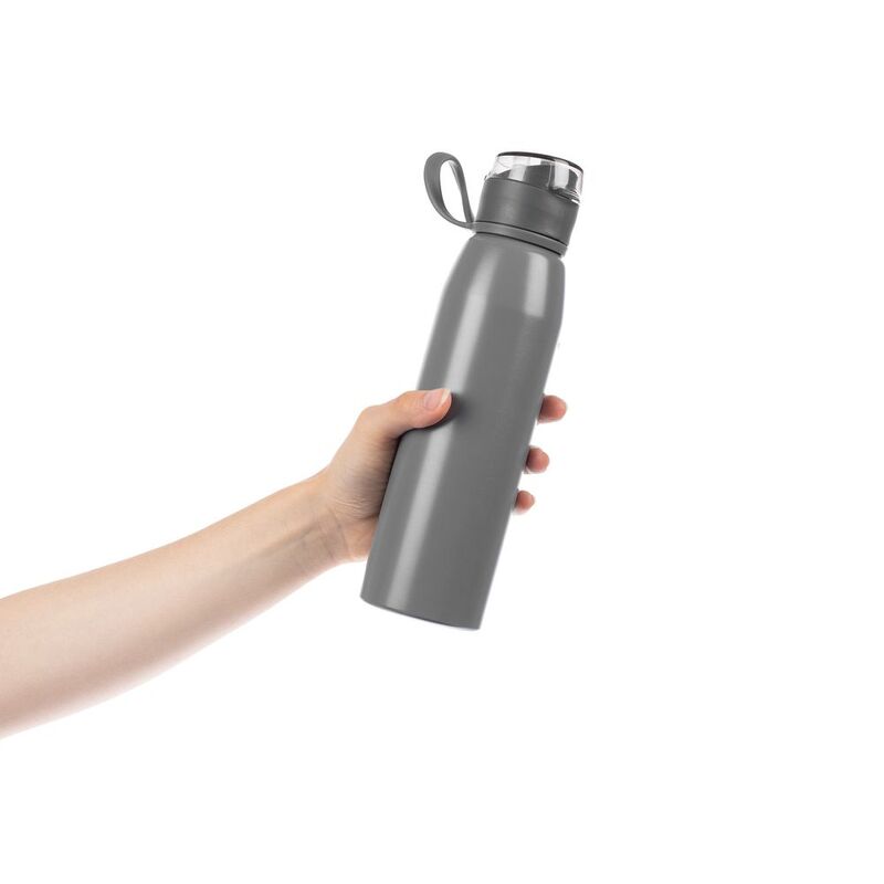 Бутылка для воды Billy Gym, матовая серая арт.16445.10