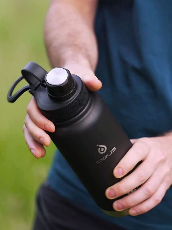 Термобутылка Fujisan XL 2.0, черная арт.16368.30