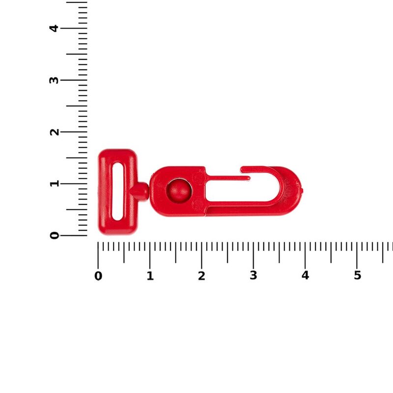 Застежка-карабин Carabine, S, красный арт.17932.50