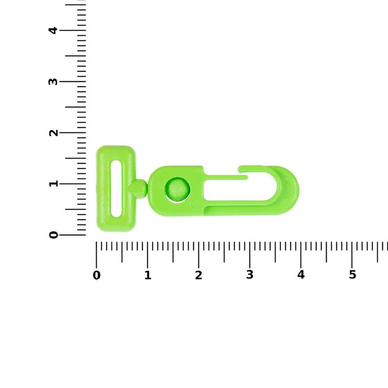 Застежка-карабин Carabine, S, зеленый неон арт.17932.94