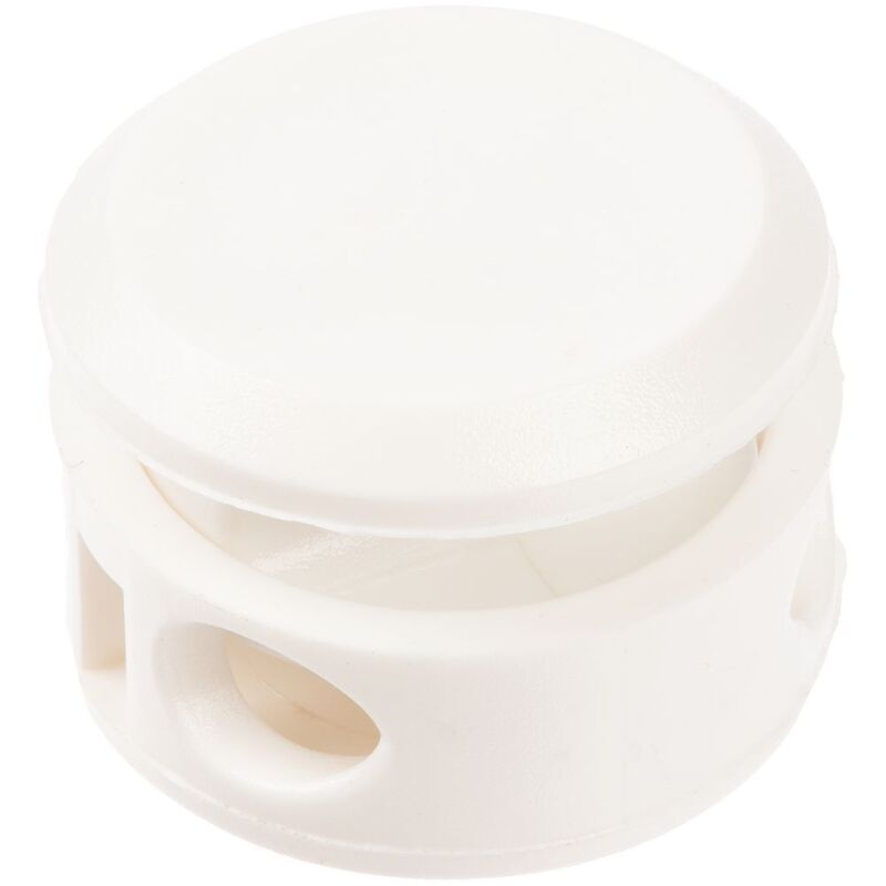 Двойной фиксатор для шнура Brogy, белый арт.17929.60