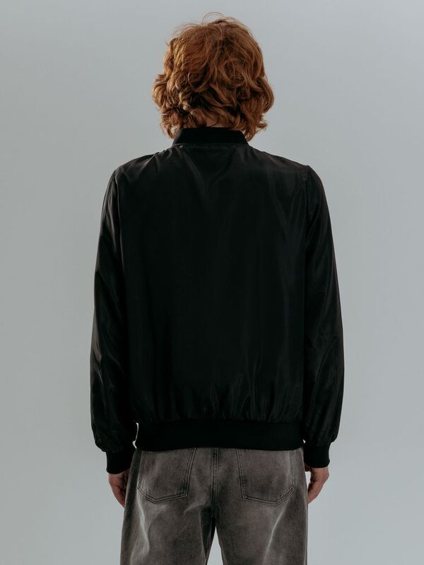 Бомбер Wigton, черный арт.17622.30