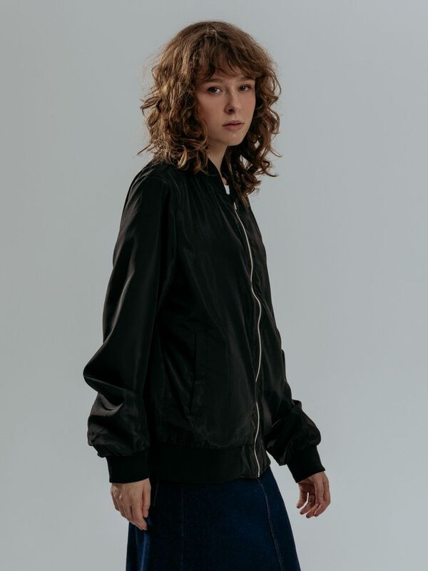 Бомбер Wigton, черный арт.17622.30