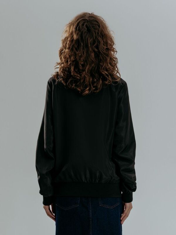 Бомбер Wigton, черный арт.17622.30