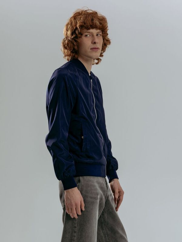 Бомбер Wigton, темно-синий арт.17622.40