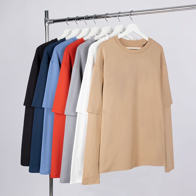 Футболка оверсайз с двойным рукавом Kosmos, молочно-белая арт.19180.60