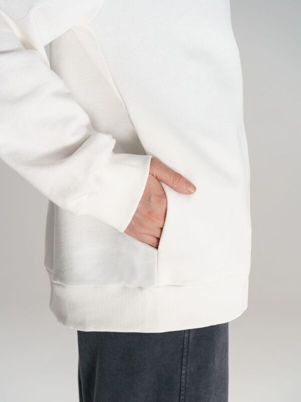 Толстовка унисекс Neofit, молочно-белая арт.19185.60