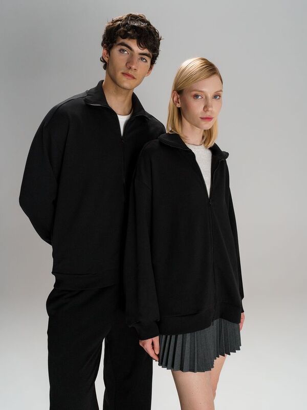 Толстовка унисекс Neofit, черная арт.19185.30