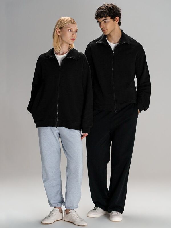 Толстовка унисекс Neofit, черная арт.19185.30