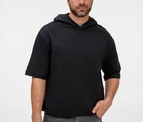 Футболка оверсайз унисекс с капюшоном Neofit, черная арт.19186.30