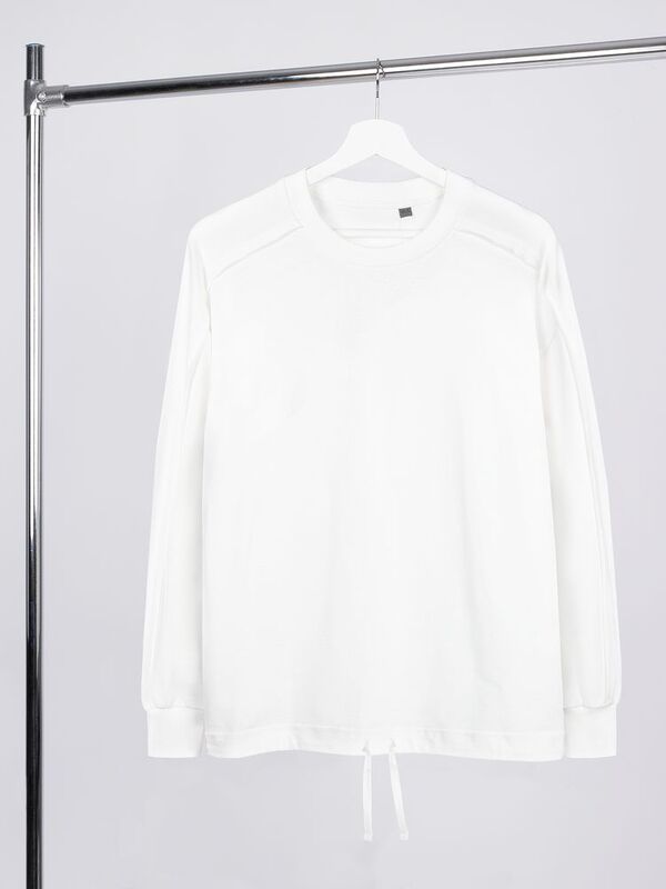 Свитшот унисекс Vozduh, молочно-белый арт.19187.60