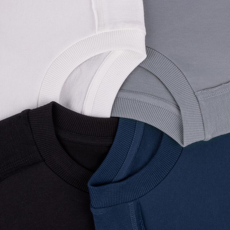 Свитшот унисекс Vozduh, темно-синий арт.19187.40