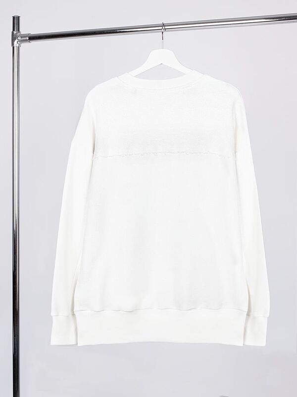 Свитшот оверсайз унисекс Vozduh, молочно-белый арт.19188.60