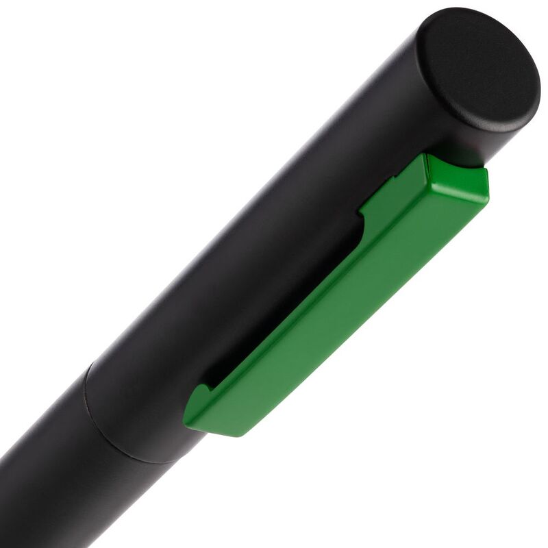 Ручка шариковая Inkolor, черная с зеленым арт.16715.90