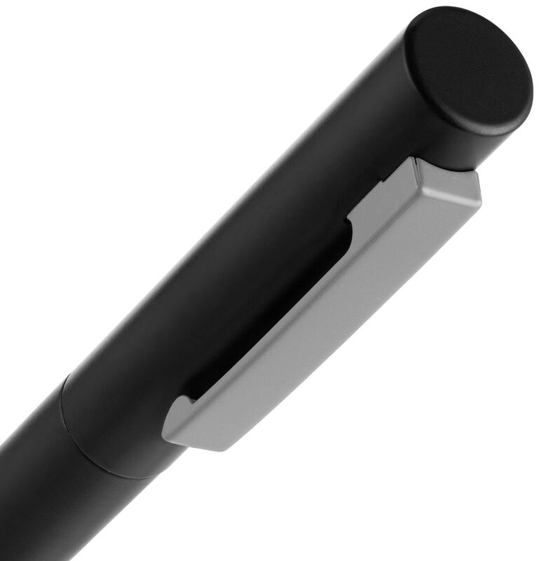 Ручка шариковая Inkolor, черная с серым арт.16715.10