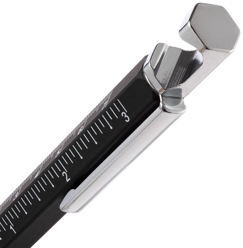 Ручка шариковая Numeric, мультиинструмент, черная арт.16841.30