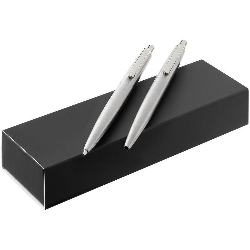 Набор из механического карандаша и ручки Poetica, серебристый арт.16718.00