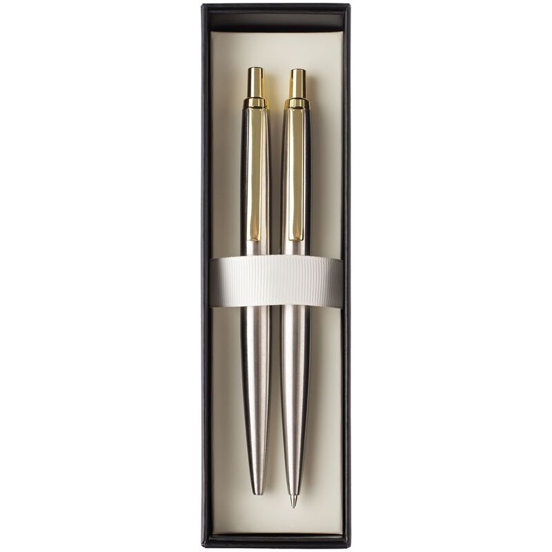 Набор из механического карандаша и ручки Poetica, золотистый арт.16718.01