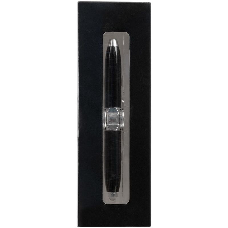 Ручка-спиннер Flipen с фонариком, черная арт.16719.30