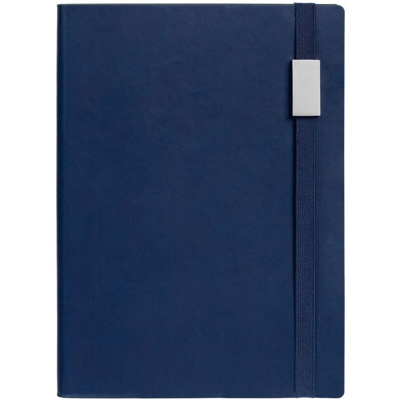 Ежедневник Vivian Metal, недатированный, темно-синий арт.16654.40