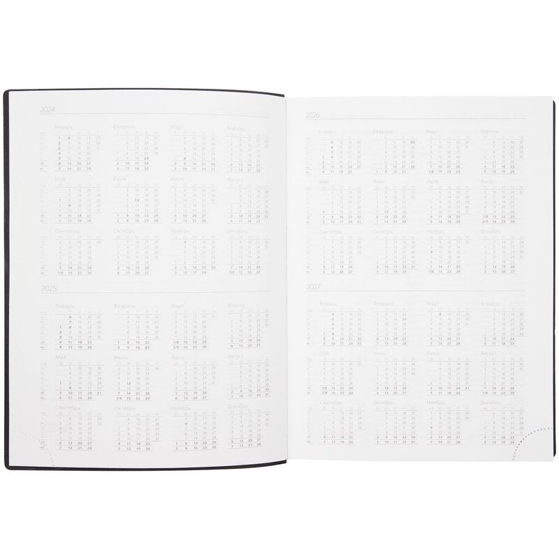 Ежедневник Vivian Metal, недатированный, темно-синий арт.16654.40