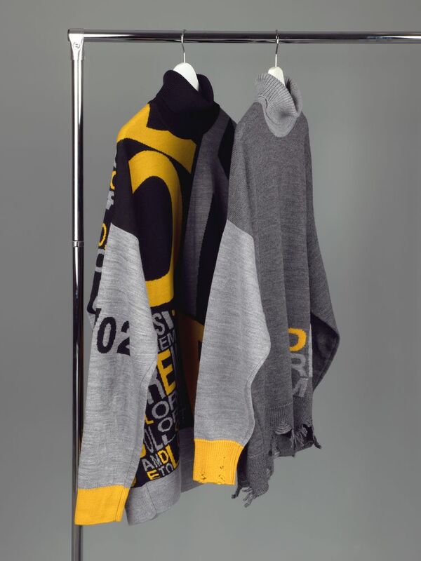 Свитер оверсайз Tricksy Net Grunge на заказ, полушерсть арт.18542.02