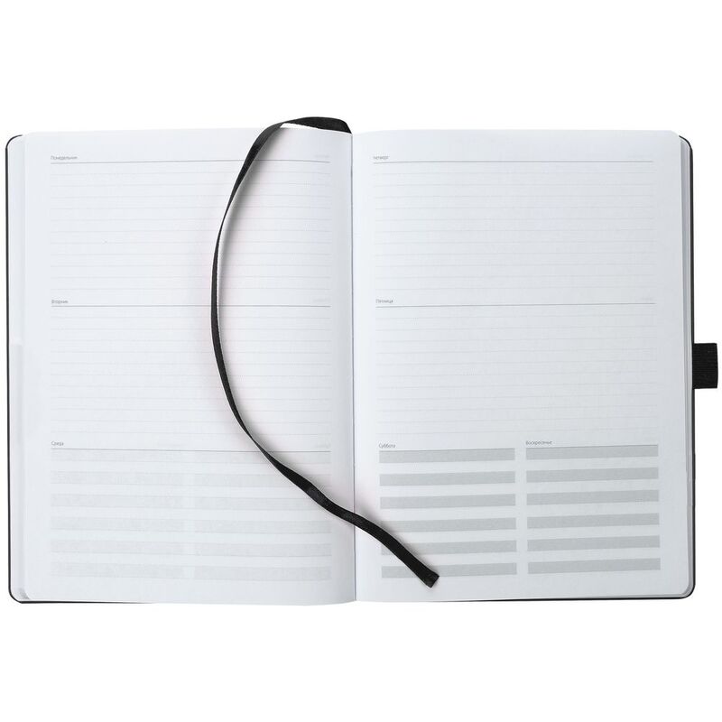 Еженедельник Lucky, недатированный, черный арт.16683.03