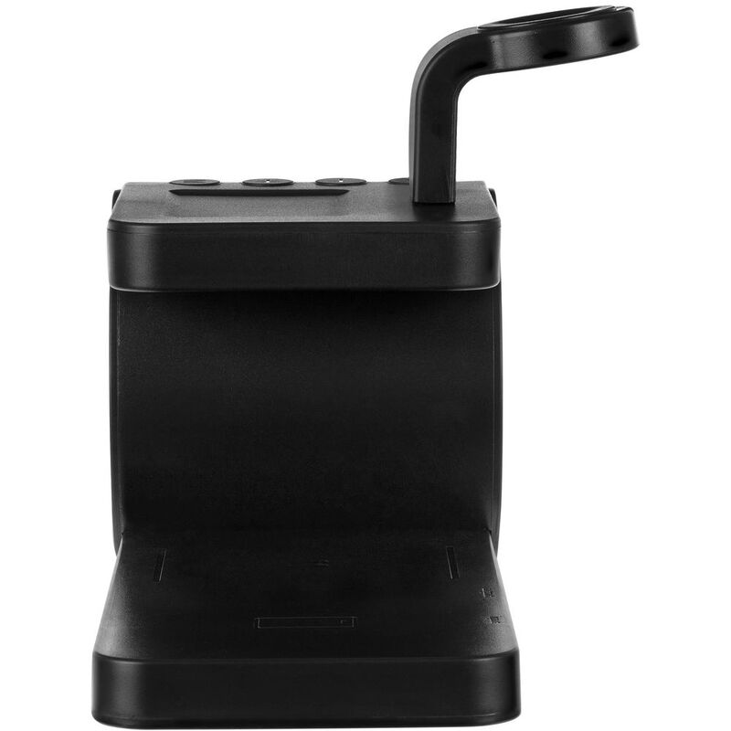 Станция беспроводной зарядки с часами fullStack, черная арт.16460.30