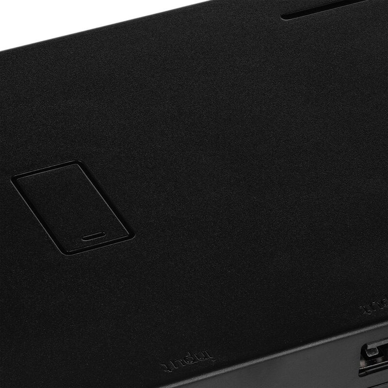 Станция беспроводной зарядки с часами fullStack, черная арт.16460.30