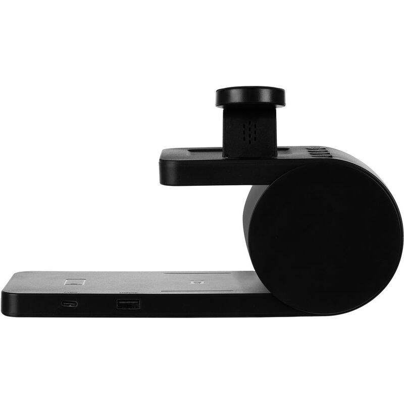 Станция беспроводной зарядки с часами fullStack, черная арт.16460.30