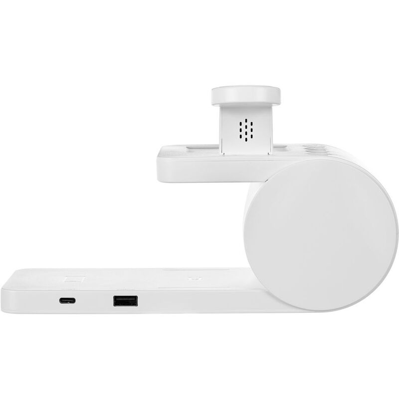 Станция беспроводной зарядки с часами fullStack, белая арт.16460.60