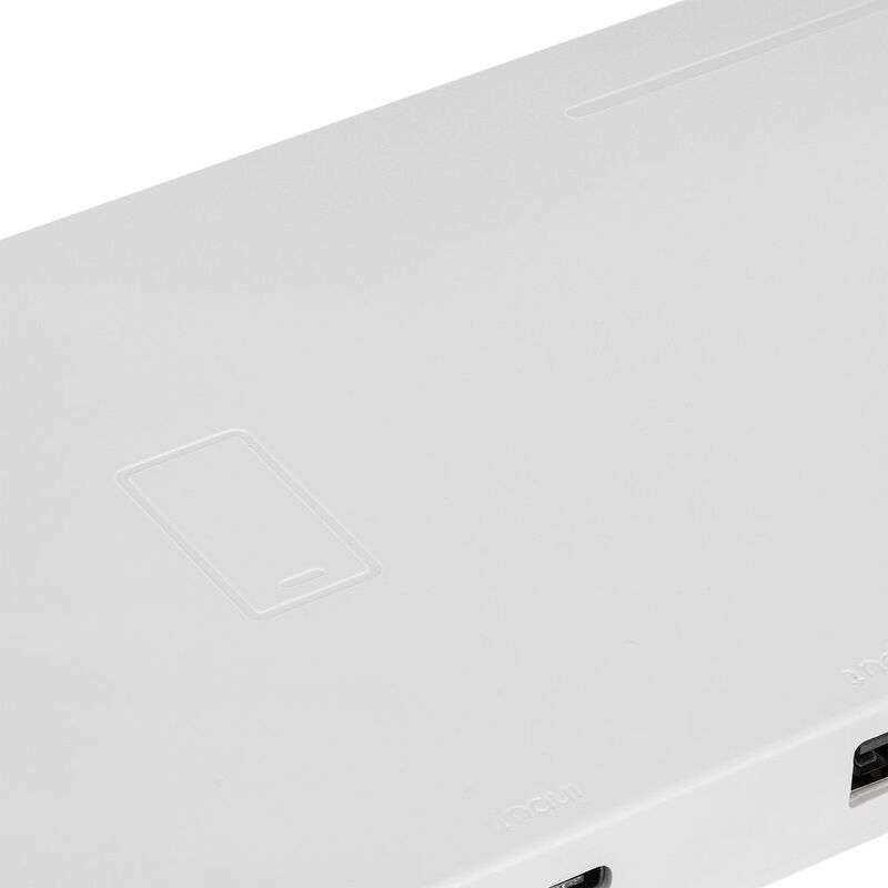 Станция беспроводной зарядки с часами fullStack, белая арт.16460.60