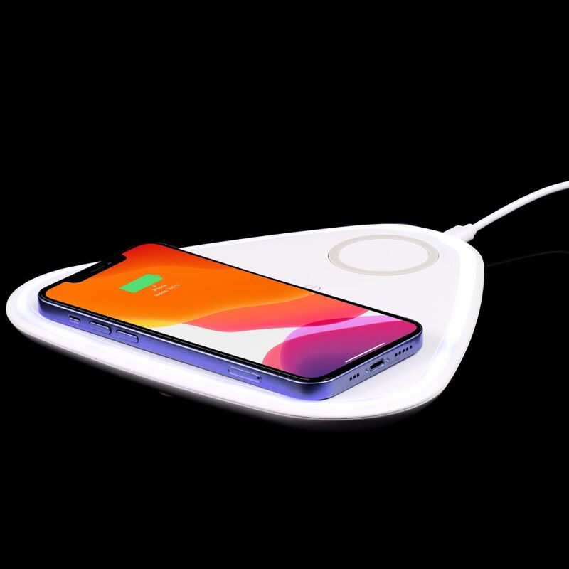 Станция беспроводной зарядки с антистрессом Countdown, белая арт.16462.60