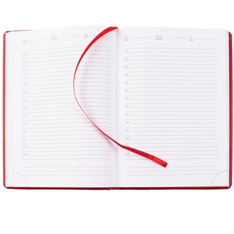 Ежедневник Prizma, недатированный, красный арт.26450.50