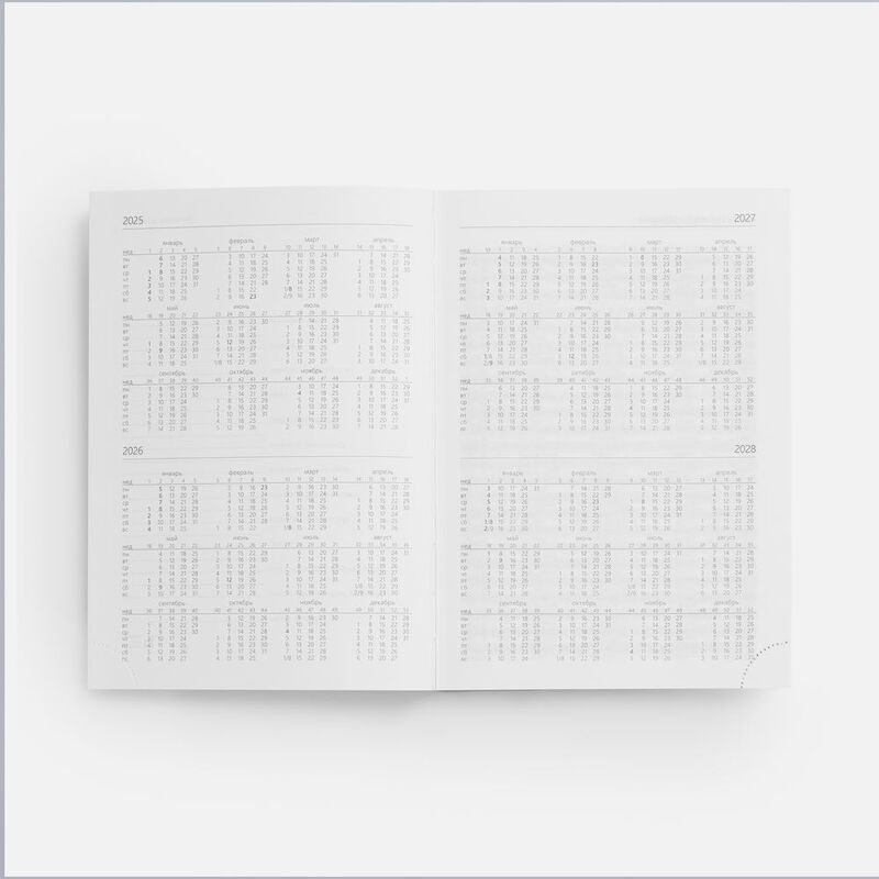 Ежедневник Prizma, недатированный, красный арт.26450.50