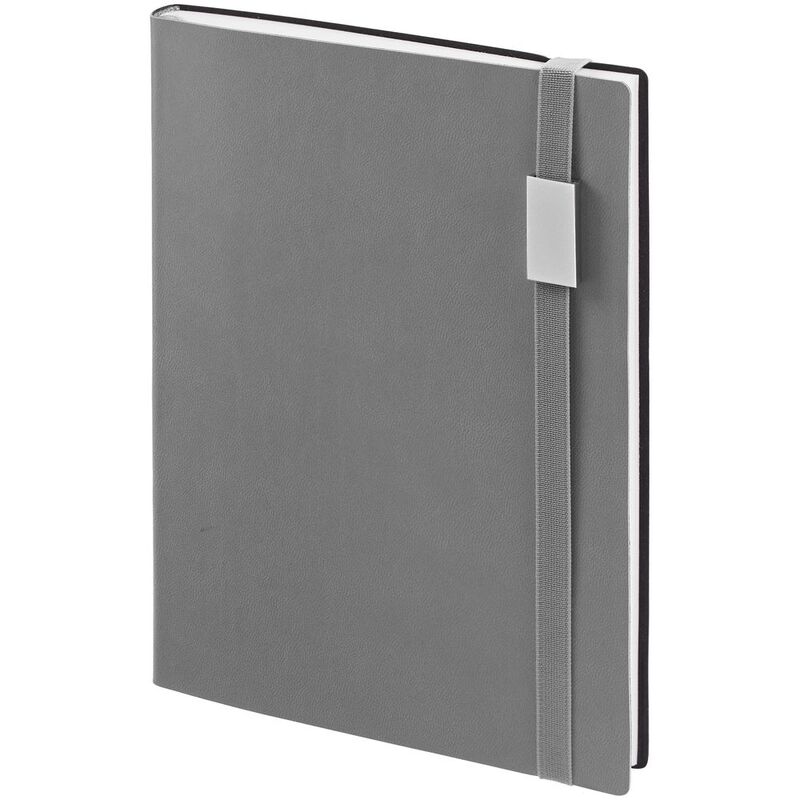 Ежедневник Vivian Metal, недатированный, серый арт.16654.01