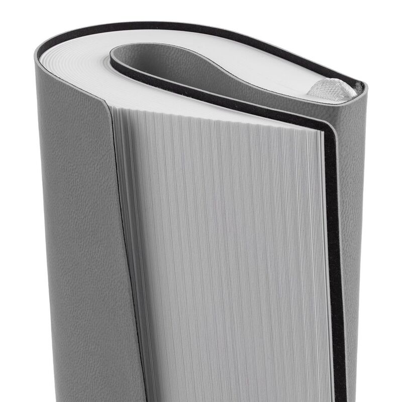 Ежедневник Vivian Metal, недатированный, серый арт.16654.01