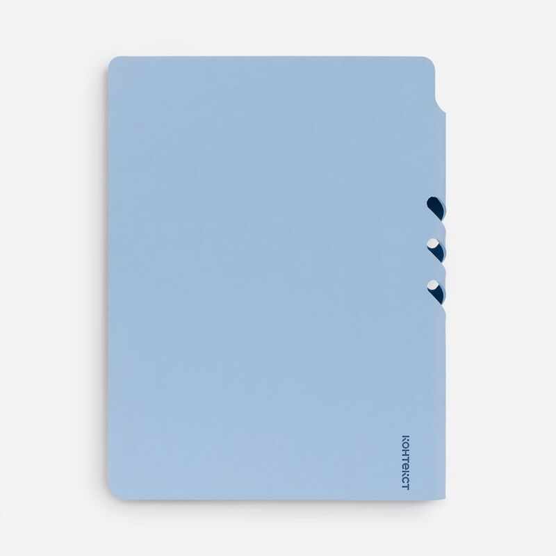 Ежедневник Flexpen Shall, недатированный, голубой арт.19087.41